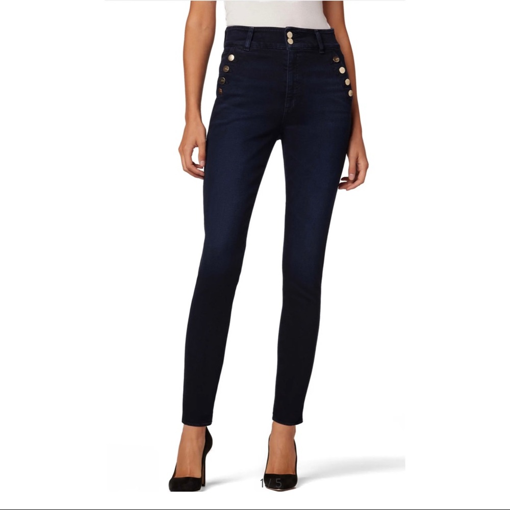 Joes Flawless The Georgia High Rise Button Skinny Jeans Size 26